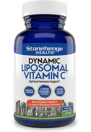 Stonehenge Health Dynamic Liposomal Vitamin C Supplement Bottle