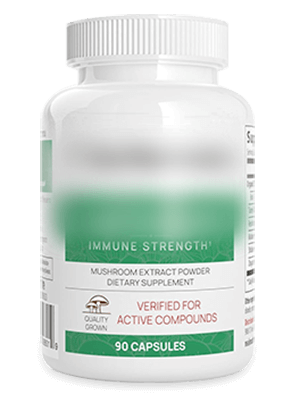 Real Mushrooms 5 Defenders Supplement Bottle