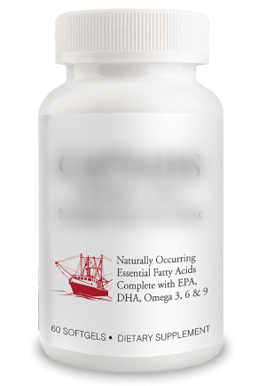 Captains Krill Oil Supplement Bottle