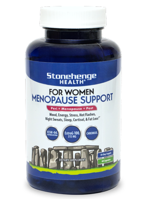 Stonehenge Health For Women Menopause Support Supplement Bottle