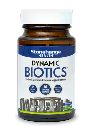 Stonehenge Health Dynamic Biotics Supplement Bottle
