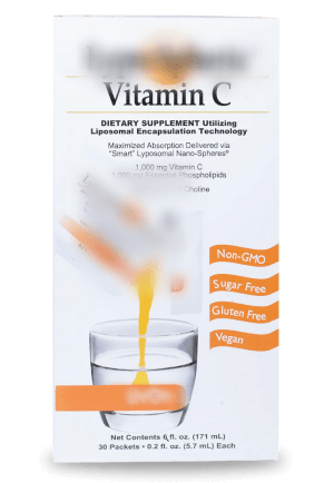 LivOn Laboratories Lypo–Spheric Vitamin C Supplement Bottle
