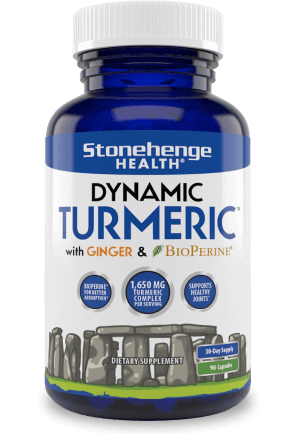 Stonehenge Health Turmeric Supplement Bottle